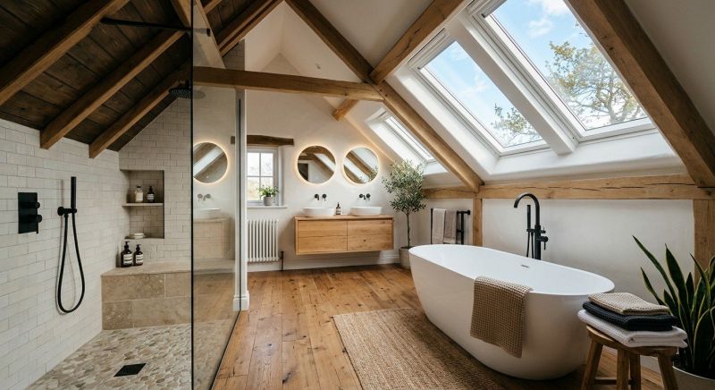 Attic Bathroom Remodeling in Ambler, PA